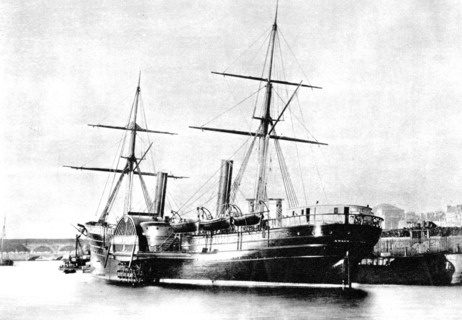 New York & Havre Steam Navigation Company's paddle steamer 'Arago'