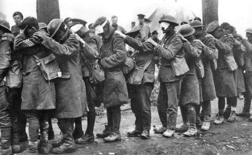British 55th Division gas casualties