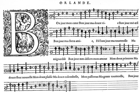 Composition by Orlande de Lassus