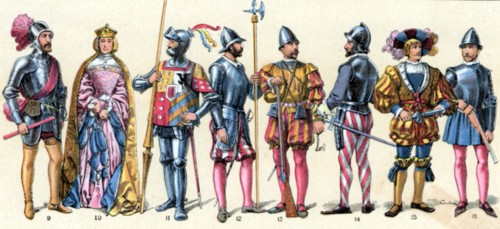 Courtiers Officers nobles and Knights of the Spanish Court