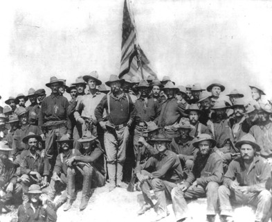 Theodore Roosevelt with the Rough Riders