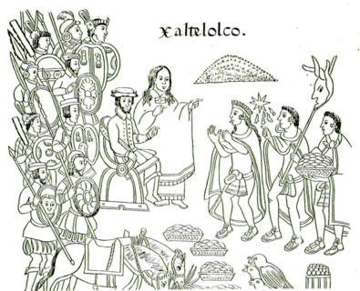 La Malinche and Hernán Cortés