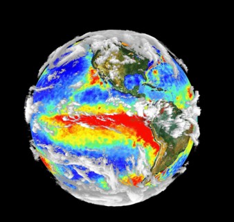 El-Nino sea surface temperature field