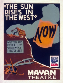 Poster for Federal Theatre Project presentation