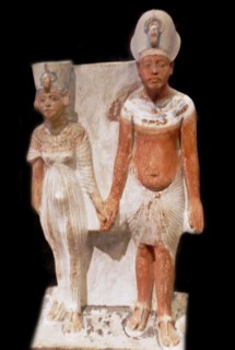 Akhenaten and Nefertiti after 1345 BC