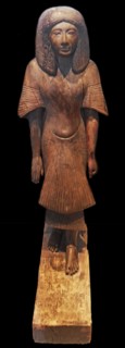 statue carved for an Egyptian palace around 1300 BC shea wood