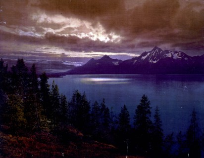 The Teton Range from Yellowstone Park