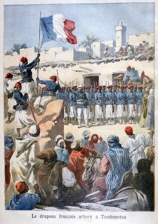 French colonial troops led by Lieutenant Boiteux