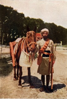 Indian cavalryman in campaign kit