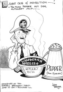 Caricature of Adolf Hitler