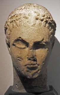 Head of a young man