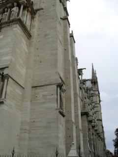 Exterior façade of the Cathedral of Notre Dame