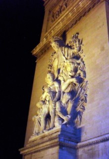 La Paix de 1815 bas relief by Antoine Etex