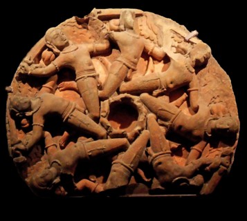 SANDSTONE CARVED CEILING BOSS