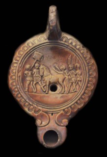 Terracotta lamp