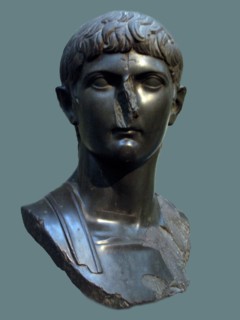 Marble head of Germanicus
