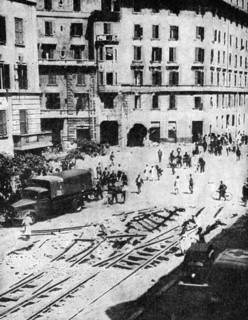 Rome experienced air raids in July