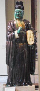Stonewear figure from a judgement group