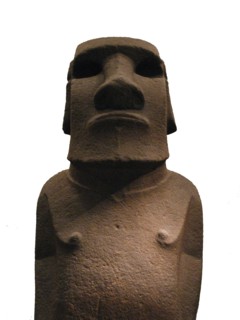 Basalt statue known as Hoa Hakananai's
