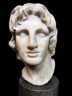 Marble portrait of Alexander the Great