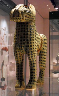 Leopard statue from Nigeria