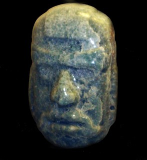 Mayan Jade head of a man