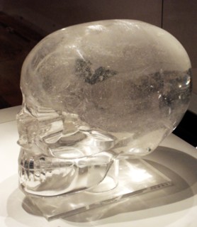 Rock crystal skull