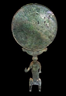 Caryatid mirror