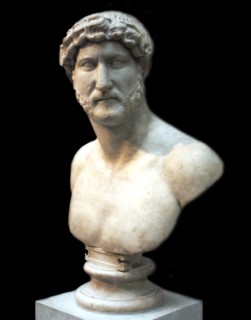 Marble bust of Hadrian
