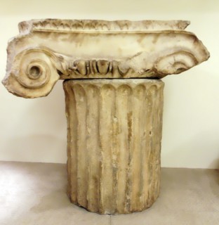Ionic angle-capitol from the Mausoleum at Halicarnassus