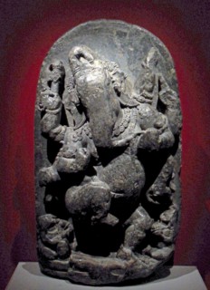 Dancing Ganesha Stone sculpture western India
