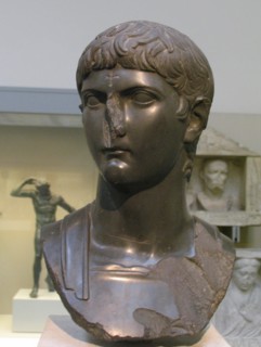Marble head of Germanicus