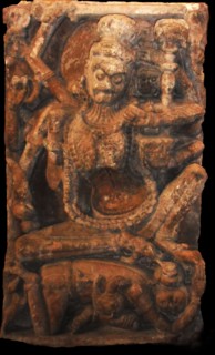 Wood and pigment Egungun masks