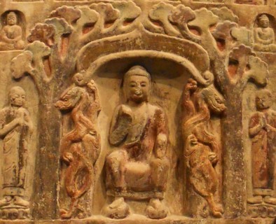 Buddhist votive stele