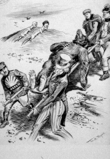 A hospital case'  1918