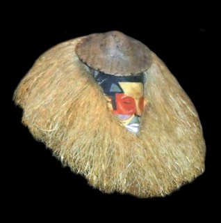 Initiation mask from the Nzambo tribe