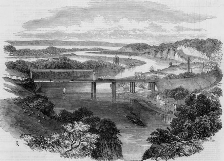 Opening of the Chepstow Bridge, 1852