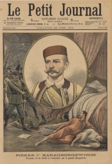Peter I  (1844-1921) declared King of Serbia after the assassination of Alexander and his wife