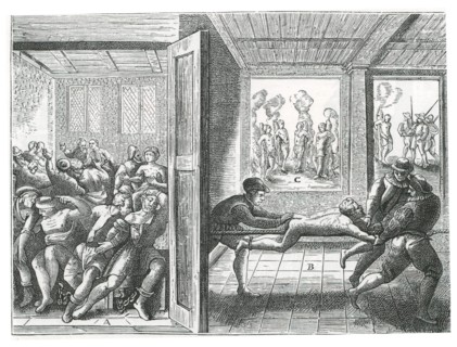 Religious atrocities perpetrated against French Catholics by Huguenots in Angouleme