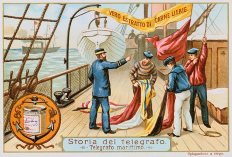 Aerial Telegraph:  Naval Semaphore