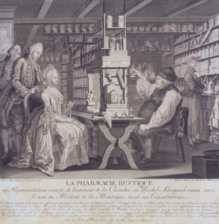 La Pharmacie Rustique', c1775