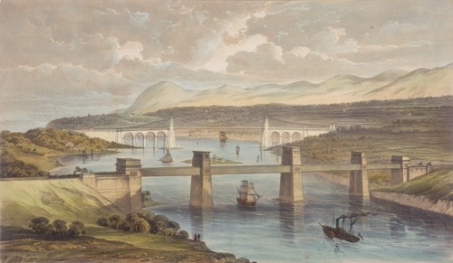 Britannia Tubular Bridge over Menai Straits