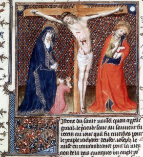 Joseph of Arimethea at Christ's Crucifixion