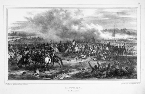Napoleon at the Battle of Lutzen