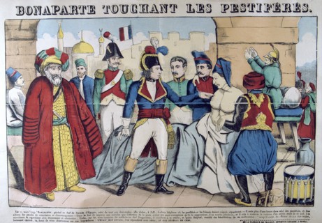 Napoleon I in the Pesthouse at Jaffa touching plague victims