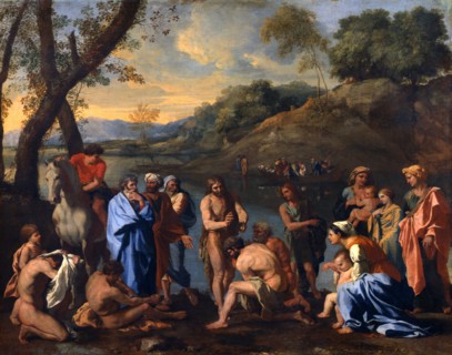 St John the Baptist Baptising the People': Nicolas Poussin