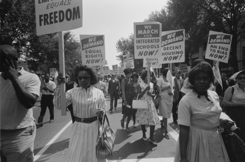 Civil rights march on Washington, 1963