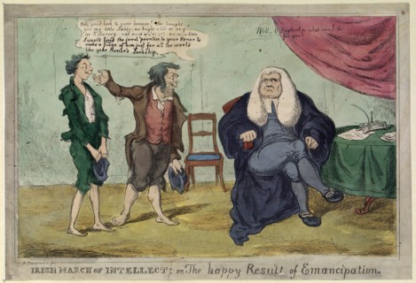 Irish March of Intellect: or The happy Result of Emancipation'