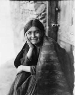 Smiling Native North American Indian woman