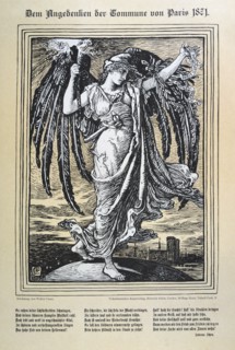 Allegorical representation of the Angel of the Paris Commune